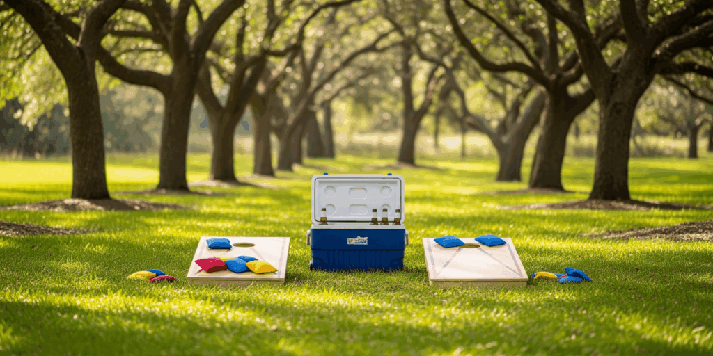 Coolers and Cornhole